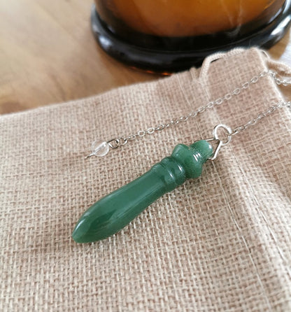 pendule-divinatoire-egyptien-thot-aventurine-verte