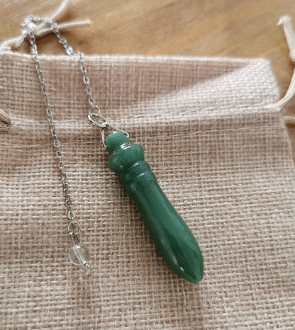 pendule-divinatoire-egyptien-thot-aventurine-verte