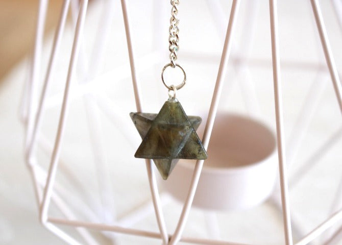 pendule labradorite merkaba