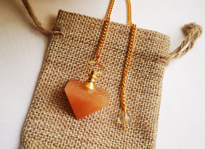 Pendule Aventurine Orange Pyramide