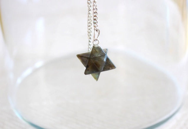 pendule labradorite merkaba