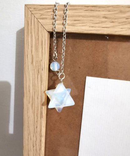 pendule opalite merkaba